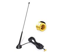 Eightwood Dab Antena Adaptador SMB Dab+ Antena de Radio para automóvil (Base de Antena) con Cable extensión RG174 300cm para Blaupunkt Beat TechniSat Pioneer Sony Kenwood Alpine