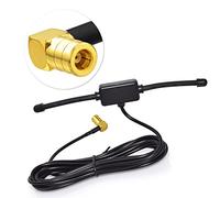 Eightwood Dab Antena SMB Radio Dab Anten Parabrisas con conexión SMB en ángulo Recto Antena 3m 9.8ft para Radio de automóvil