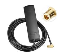 Eightwood DAB+ Auto FM AM Radio Parabrisas Patch Antena 17dbi + 3M DAB Antena SMB Conector Cable para Pioneer Alpine Clarion Radio Digital FM Sintonizador