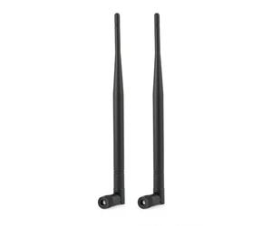 Eightwood Lot 2 Antenne 868 MHz RP-SMA Male Omni Directional 24.3cm Antenne Gain 3.5 dBi dédiée inclinable et pivotante pour Homematic CCU3 CCU2 Raspberry Pi HM Mod RPI PCB Kit Fibaro ELV