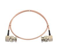 Eightwood SDI Cable BNC macho ángulo recto a macho ángulo recto 50cm RG179 Coaxial para BMCC Blackmagic BMPCC HD Cámara de video Antena de radio CB flexible