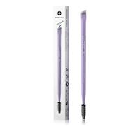 EIGSHOW Cepillo para cejas con cerdas ión plata, Cepillo para cejas en ángulo de doble punta, para Definir las cejas, el delineador de ojos y pestañas, Profesionales para Maquillaje de Ojos (D108P)