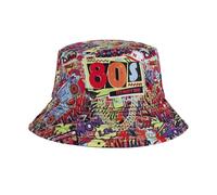 Eigso Oldschool 80s Womens Rock Seau Chapeau pour Homme Womans 90s Thème Hip Hop Chapeau réversible