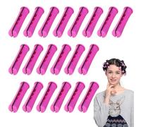 EIH1 20 Piezas Permanentes Barras Largas Perm pelo de plástico de onda fría Rodillos rizadores de pelo Herramientas de peluquería 19 * 83 cm