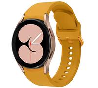 EIHAIHIS Correas sin huecos compatibles con Samsung Galaxy Watch 7, 6, 5, 4, FE de 40 mm, 44 mm, 5 Pro, 45 mm, 6 Classic 43 mm, 47 mm, 4 Classic de 42 mm, 46 mm, correa deportiva de silicona suave de
