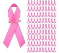 EIHI 100 Piezas Broches Rosas Insignias de Caridad, Alfileres de Cinta, Cintas de Conciencia Alfileres de Conciencia Alfileres de Esperanza para Joyería de Esmalte