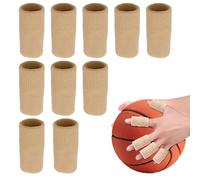 EIHI 10pcs Elastic Finger Sleeves Elastic Finger Protectors Compression Support Finger Bandage Stretchable Finger Bandage for Arthritis Pain Relief Accesorios para baloncesto y voleibol