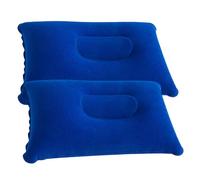 EIHI 2 pieza 38x24cm Cojines inflables, Acampar, al Aire Libre, Pescar, Cojín Hinchable, almohada playa, almohada inflable, Cojines inflables azul