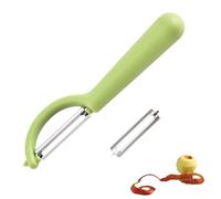 EIHI 2 Piezas Pelador patatas,Pelador de Frutas y Verduras Multifuncional,Fabricado en Acero Inoxidable,Equipado con dos cuchillas intercambiables,para Cocina y Frutas,Verde