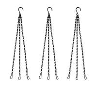 EIHI 3 PCS Cadena de Maceta, Cadena de Metal Suspendida, Cadena para Colgar de Cadena para Macetas Colgador para Plantas Hierro Cadena de Cadenas, Macetas para colgar(40 cm)