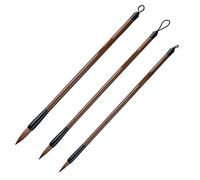 EIHI 3 Piezas Pincel Caligrafía China, Pinceles Acuarela, Pincel Dibujo Japonés Kanji Sumi, Para Escribir Caracteres Chinos, Adecuado Para Tinta y Pintura Acuarela