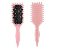 EIHI Curl Brush,Curl Defining Brush,Cepillo Pelo Rizado,Para Desenredar,Dar Forma y Definir Rizos Para Mujeres(Rosado)
