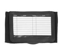 EIHI Muñequeras Deportivas para Hombre, Muñequera Soprts Playbook 2 Hojas Portatarjetas Entrenador Fútbol Muñequera Libreta para Varios Deportes