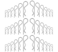 EIHI Repuestos Agricolas 40 Piezas Pasadores de SeguridadR Muelle Cotter Pins Tractor Pin Clip Surtido Portable Fastener Clip 6 tamaños
