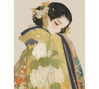 Eiialerm punto de cruz kit completo para Adultos Pintura de damas de la dinastía Tang DIY principiantes estampado patrón de bordado,11CT Lienzo preimpreso 40x50cm