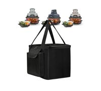 EiiJugaloo Bolsa de transporte compatible con la freidora de aire Ninja Crispi FN101GY, bolsa de transporte impermeable resistente al calor, funda de transporte para freidora Ninja con bolsillos