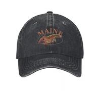 EIILBEIS Gorra de béisbol Unisex con diseño Vintage de Langosta de Maine Gorra Militar Hombre Niño Regalo para Mujer
