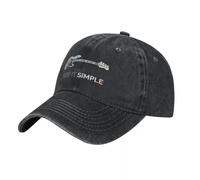EIILBEIS Gorra de béisbol Unisex Keep It Simple J Style Bass Guitar Texture Baseball Cap Luxury Brand Sunscreen Male Women's Gift
