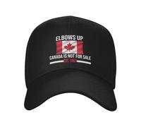 EIILBEIS Gorra de béisbol Unisex Personalizada Punk Elbows Up Canada EST 1867 Canada Baseball Cap Women Men Adjustable Dad Hat Sun Protection Snapback Caps Gift