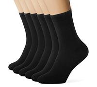 EIISSION Calcetines de Deporte Running para Hombre Mujer 6 Pares Termicos en Algodón Negro y Blanco Suaves Transpirables Duraderos para Uso Diario y Cómodos para Trabajo 47-50