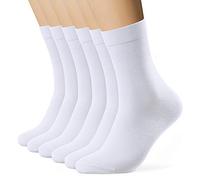EIISSION Calcetines de Deporte Running para Hombre Mujer 6 Pares Termicos en Algodón Negro y Blanco Suaves Transpirables Duraderos para Uso Diario y Cómodos para Trabajo 47-50