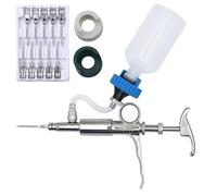 Eikioly 5 MLEinstellbare PräZise Viehspritze FüR Ziegen, Einstellbarer Tierinjektor, Automatische VeterinäR-Endlosspritze, PräZise Viehspritze FüR Ziegen, for Cattle Goat Pig Cow Chickens Poultry