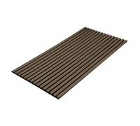 Eikuavons Paneles acústicos, revestimiento de pared, decoración de pared interior, 1 pieza 120 x 60 cm, 2,1 cm de grosor, paneles de pared de funier de madera y fieltro, paneles de madera de nogal