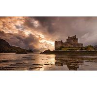 Eilean Donan Castle Escocia Pintura Por Números Diy Único Lienzo Pintura Al Óleo Kit Pintura Digital