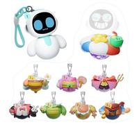 Eiliko Aquamarine + Cuerpos temáticos Intercambiables aleatorios 1/8 - tu pequeño Robot con Encanto y IA Que complementa Cualquier Atuendo Diario, Divertidos Juguetes electrónicos Colgantes.