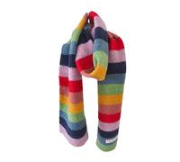 EILJSF 152 * 20 CM Rayas arcoíris Bufandas Bohemias para Mujer Bufanda de Lana Suave de Invierno Bufanda Suave y cálida Bufandas de Lana para el Cuello Bufandas de Invierno para Mujer