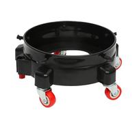 Eimer - Carro con ruedas, cubo de lavado de coche resistente, cuchara multiusos para lavado de coche, cubo rodante para un fácil transporte, ideal para lavado de coches y uso al aire libre