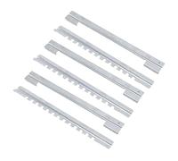EIMSOAH 10 Protectores Deslizantes para Ratón de Colmena de Hierro Galvanizado, Puertas de Viaje Duraderas para Entusiastas de la Apicultura, 9,84x1,18 Pulgadas