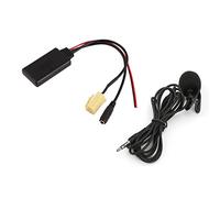 EIMSOAH Adaptador AUX 5.0, Plug and Play con Micrófono Manos Libres, Soporta MP3 WMA WAV FLAC DSD, para 500 Grande Punto Qubo Fiorino Musa Ypsilon Smart Fortwo