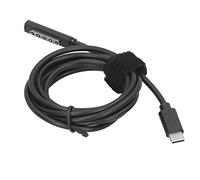 EIMSOAH Adaptador de Cable de Alimentación Macho Type-C Cable de Conversión Portátil Duradero para de Segunda Generación, Resistencia a la Flexión para Cargador PD de 45 W/65 W/90, para Uso en la