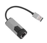 EIMSOAH Adaptador Ethernet USB A de 2,5 G de 2500 Mbps, Velocidad de Red Rápida para una Transmisión de Vídeo, Compatible con Sistemas y OS X, Diseño Metálico, 1 Unidad