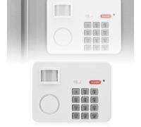 EIMSOAH Alarma de Sensor de Movimiento, Teclado de Seguridad PIR Inalámbrico, Sirena de Emergencia, Teclado de Seguridad para el Hogar con Contraseña, Detectores Infrarrojos Remotos,