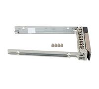 EIMSOAH Bandeja HDD de Metal Plateado de 2,5 Pulgadas para R740 R740XD, Portador de Disco Duro SAS de Rendimiento Estable para 14G, 1 Bandeja HDD 4 Tornillos