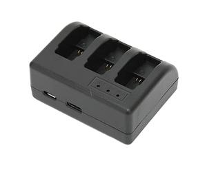EIMSOAH Batería de Repuesto para Cámara Cargador Triple Cargador USB con Protección contra Sobrecarga para Batería AHDBT-801 501 601 701 801, Fotografía Al Aire Libre