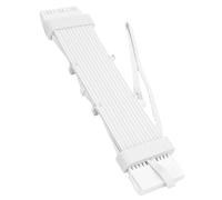EIMSOAH Cable de Fuente de Alimentación para PC ARGB de 24 Pines, Tira LED de Silicona Flexible, Efecto de Luz de Meteorito y Fiesta Visual 3D para Placa Base y Tarjeta (ME210 Blanca)