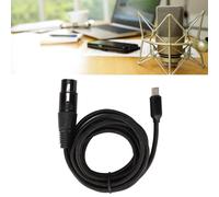 EIMSOAH - Cable Hembra USB C a XLR cable xlr a tipo c Cable de micrófono XLR a USB C, Cable de micrófono USB C Plug and Play HiFi de bajo Ruido para (2 m) balance xlr cable Microphone Cables