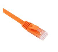 EIMSOAH Cable LAN Plano de Red Ethernet CAT6 de Alto Rendimiento para Gigabit Ethernet 1000M 1.5mmx6.0mm Naranja (#1)