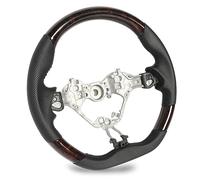 EIMSOAH EIMSOAH Volante Deportivo Hydro-Dip, Agarre Cómodo, Repuesto para ZC6 2017-2021, Ideal para 86 GT86 ZN6, Cuero Napa Negro, 1 Pieza (Grano de madera) (Grano de madera)