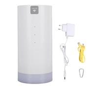EIMSOAH Enrutador 4G CPE CAT6, Punto de Acceso WiFi Portátil Desbloqueado con Batería de 10000 MAh y Luz Colorida, para Viajes, Camping, RV, Internet Al Aire Libre en Europa, Asia,