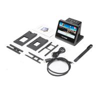 EIMSOAH Escáner de película digital de 22 MP, escáner de diapositivas con pantalla LCD de 5 pulgadas, convierte negativos de 35 mm 126 110 135, memoria integrada de 16 GB para un fácil almacenamiento