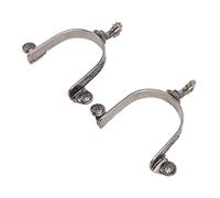 EIMSOAH Espuelas para Botas de Acero Inoxidable con Diseño de Hojas, Espuelas Ligeras de Vaquero Occidental para Control y Rendimiento de Equitación, 2 para Botas para Jinetes