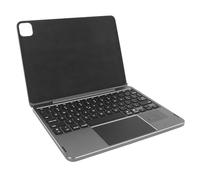 EIMSOAH Funda de Teclado Magnético de Aleación de Aluminio con Retroiluminación para Air 10.9 Pulgadas Pro 11 Pulgadas, Teclas de Acceso Directo Cubierta de Teclado Inalámbrico para n el