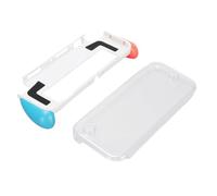 EIMSOAH Funda Delgada para Consola de Juegos Acoplable para OLED 2021, Carcasa Protectora con Diseño de Controlador Extraíble, Fácil Acceso a los Botones, Ideal para Jugadores (Blanco)