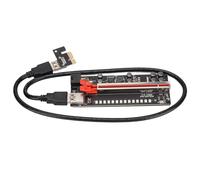 EIMSOAH GPU Riser Fuente de Alimentación Estable Hebilla Fija PCIE Riser para Mineros de Criptomonedas 1 X Tarjeta Adaptadora