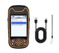 EIMSOAH Instrumento de Topografía Terrestre GPS GNSS de Mano, Navegador GPS Profesional con Pantalla Legible a la Luz del Sol de 3,2 Pulgadas y 4 Modos de Medición para Acampar,