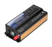 EIMSOAH Inversor de Potencia Máxima de 6000 W Ventilador Inteligente Enfriamiento Protección contra Sobretensión para Acampar Reproductores de DVD Dispositivos USB Aleación de Aluminio de Larga Vida